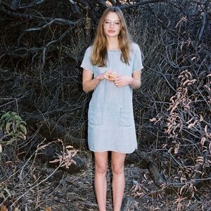 Casual Blue Denim Dress